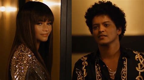 clip bruno mars versace on the floor|bruno mars zendaya video.